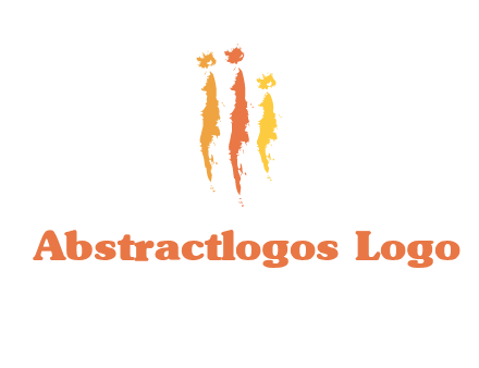abstract family made of strokes logo