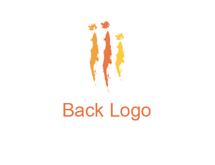 abstract family made of strokes logo