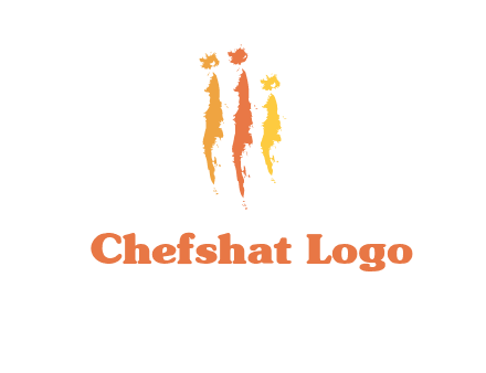 abstract family made of strokes logo