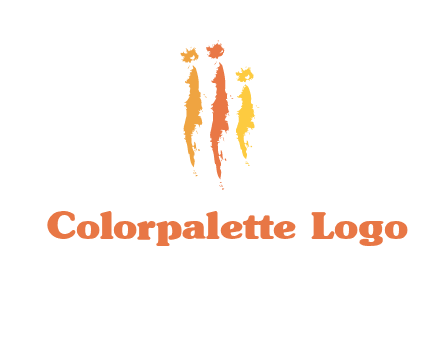 abstract family made of strokes logo