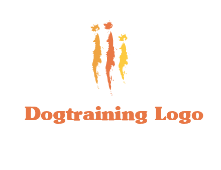 abstract family made of strokes logo