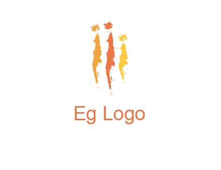 abstract family made of strokes logo