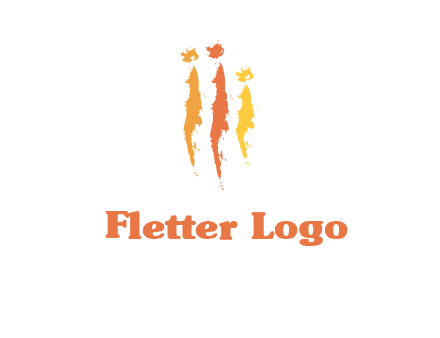 abstract family made of strokes logo