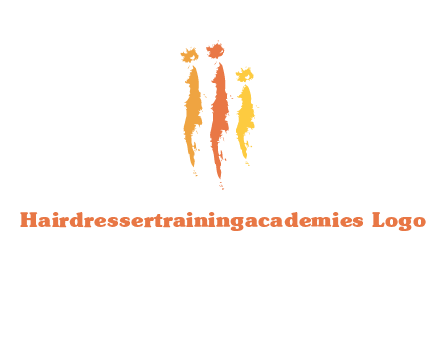 abstract family made of strokes logo