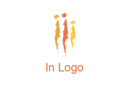 abstract family made of strokes logo