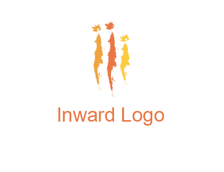 abstract family made of strokes logo