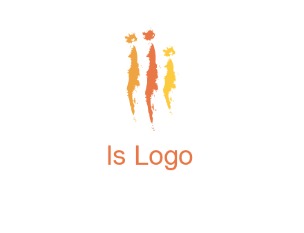 abstract family made of strokes logo