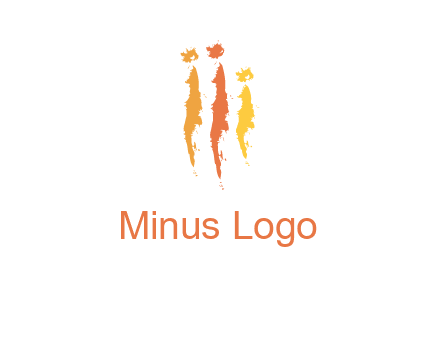 abstract family made of strokes logo