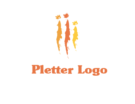 abstract family made of strokes logo