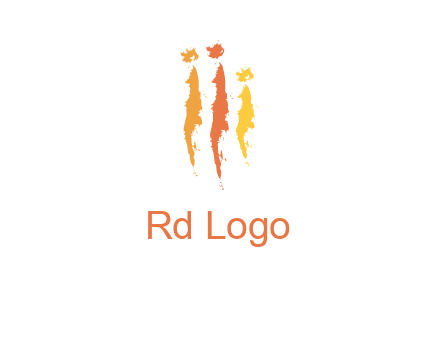 abstract family made of strokes logo