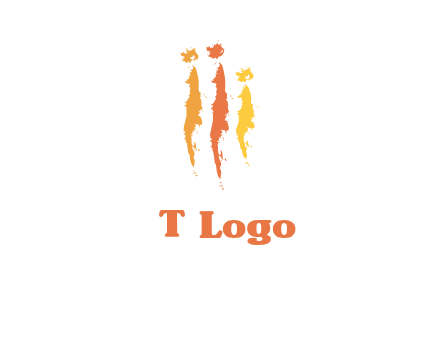 abstract family made of strokes logo