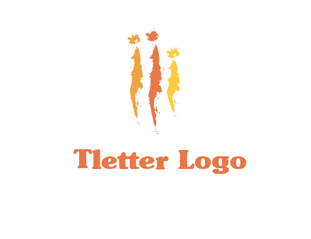 abstract family made of strokes logo
