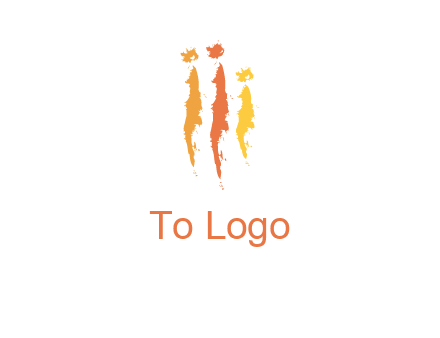 abstract family made of strokes logo