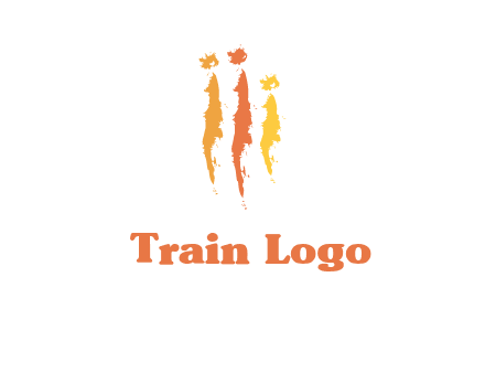 abstract family made of strokes logo