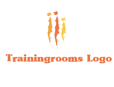abstract family made of strokes logo