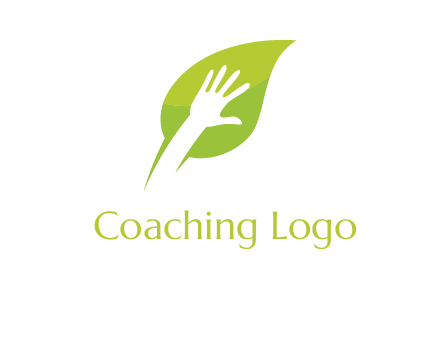 hand inside leaf logo