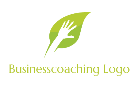 hand inside leaf logo