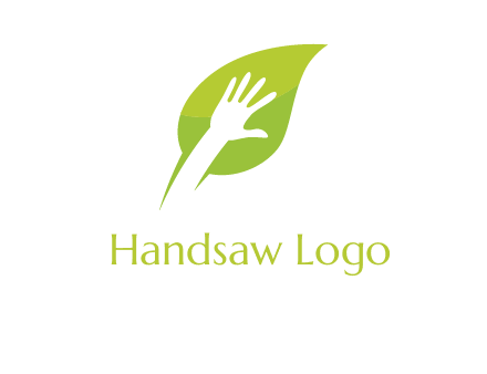 hand inside leaf logo