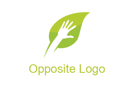 hand inside leaf logo