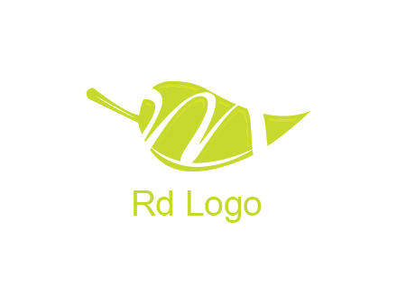 letter m inside leaf logo