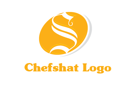 letter S inside oval shape logo