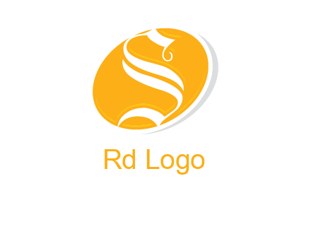 letter S inside oval shape logo
