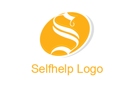 letter S inside oval shape logo