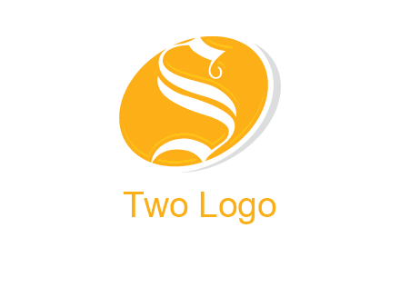 letter S inside oval shape logo
