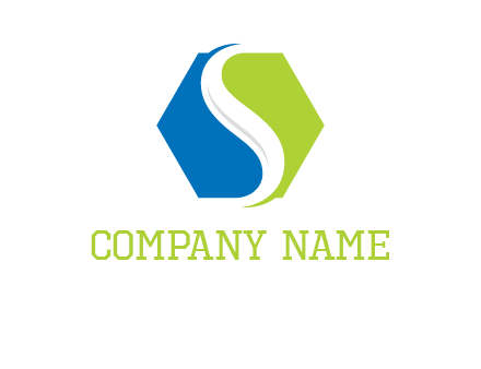 letter S inside hexagon logo