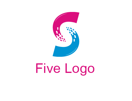 digital letter S