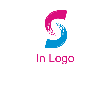digital letter S