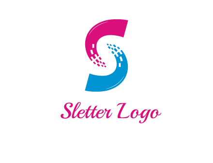 digital letter S