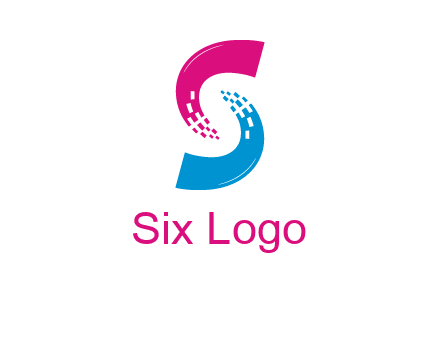 digital letter S