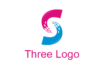 digital letter S