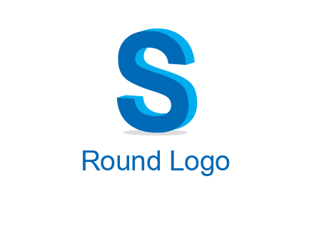 3D letter S