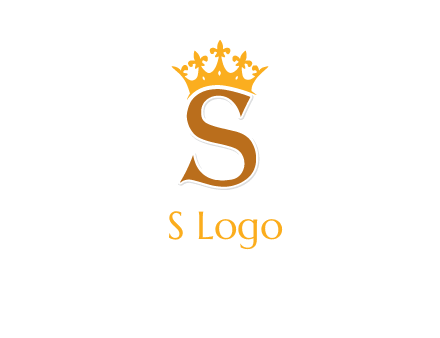crown on letter S logo