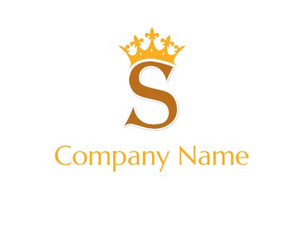 crown on letter S logo