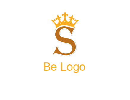 crown on letter S logo