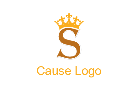 crown on letter S logo