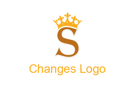 crown on letter S logo