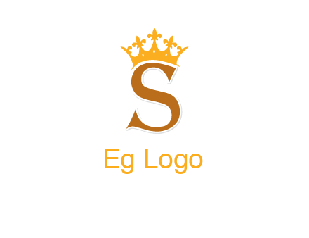 crown on letter S logo