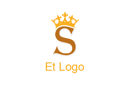 crown on letter S logo