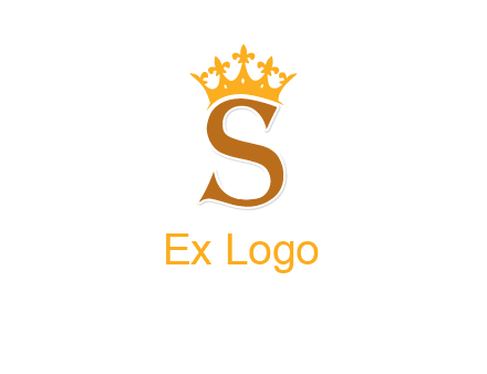 crown on letter S logo