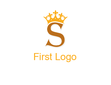 crown on letter S logo