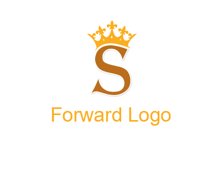 crown on letter S logo