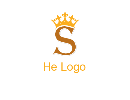 crown on letter S logo
