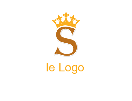 crown on letter S logo