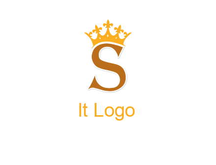 crown on letter S logo