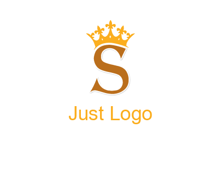 crown on letter S logo