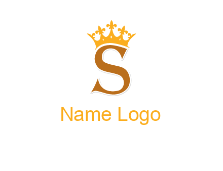crown on letter S logo